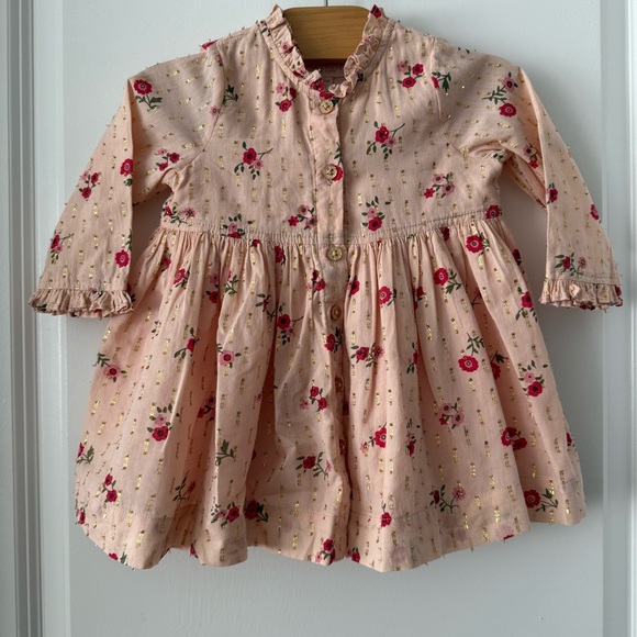 Pink Chicken Other - Pink Chicken Baby Girl Floral Dress
